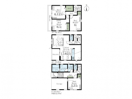 �Ԏ��}�i�̂P�ˌ��j�@�Ԏ��