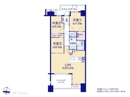 �Ԏ��}�i�̂P�}���V�����j�@�}�ʂƈقȂ�ꍇ�͌�����D��