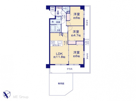 �Ԏ��}�i�̂P�}���V�����j�@�}�ʂƈقȂ�ꍇ�͌�����D��