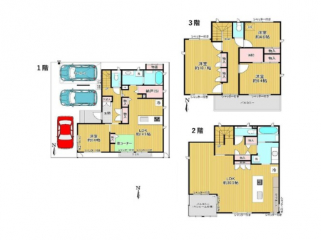 �Ԏ��}�i�̂P�ˌ��j�@�Ԏ��