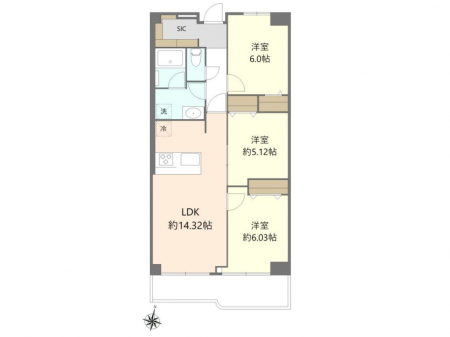 �Ԏ��}�i�̂P�}���V�����j�@�Ԏ��