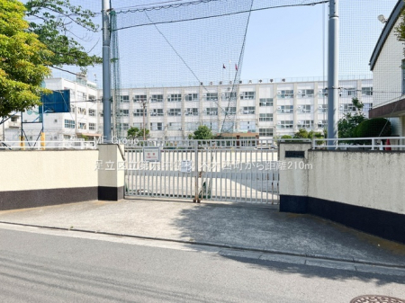 ���ӊ��@���w�Z 210m �����旧��Z���w�Z