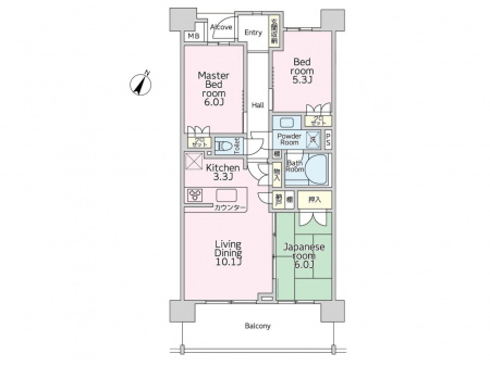 �Ԏ��}�i�̂P�}���V�����j�@�Ԏ��