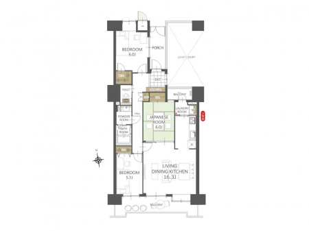 �Ԏ��}�i�̂P�}���V�����j�@�Ԏ��