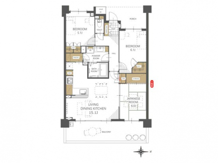 �Ԏ��}�i�̂P�}���V�����j�@�Ԏ��