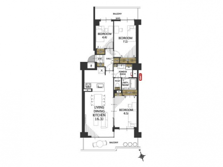 �Ԏ��}�i�̂P�}���V�����j�@�Ԏ��