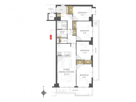 �Ԏ��}�i�̂P�}���V�����j�@�Ԏ��