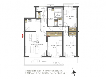 �Ԏ��}�i�̂P�}���V�����j�@�Ԏ��