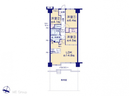 �Ԏ��}�i�̂P�}���V�����j�@�}�ʂƈقȂ�ꍇ�͌�����D��