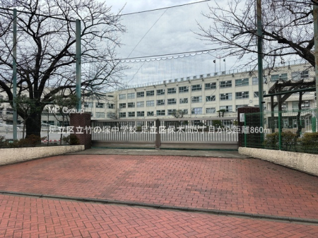 ���ӊ��@���w�Z 860m �����旧�|�̒˒��w�Z