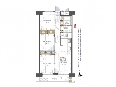 �Ԏ��}�i�̂P�}���V�����j�@�Ԏ��