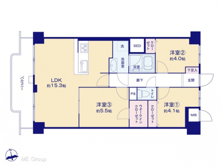 �Ԏ��}�i�̂P�}���V�����j�@�}�ʂƈقȂ�ꍇ�͌�����D��