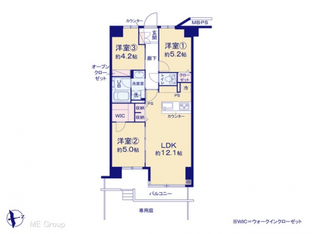 �Ԏ��}�i�̂P�}���V�����j�@�}�ʂƈقȂ�ꍇ�͌�����D��