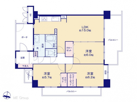 �Ԏ��}�i�̂P�}���V�����j�@�}�ʂƈقȂ�ꍇ�͌�����D��