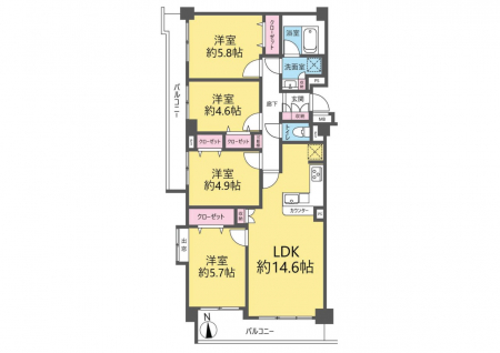 �Ԏ��}�i�̂P�}���V�����j�@�Ԏ��