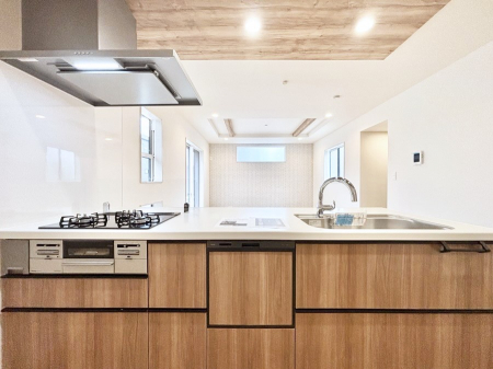 �L�b�`���@���r���O�����n����l�C�̃J�E���^�[�L�b�`���B �Ƒ��������Ȃ���Ǝ������邱�Ƃ��ł��܂��B