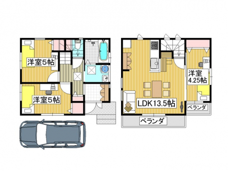 �Ԏ��}�i�̂P�ˌ��j�@�Ԏ��