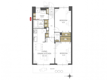 �Ԏ��}�i�̂P�}���V�����j�@�Ԏ��