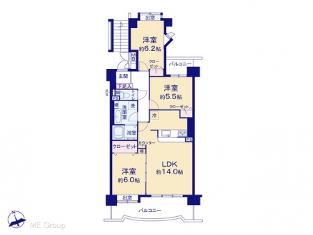 �Ԏ��}�i�̂P�}���V�����j�@�}�ʂƈقȂ�ꍇ�͌�����D��