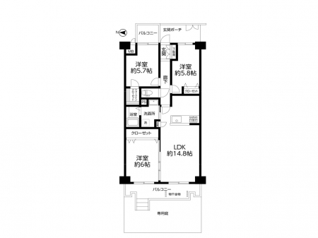 �Ԏ��}�i�̂P�}���V�����j�@�Ԏ��