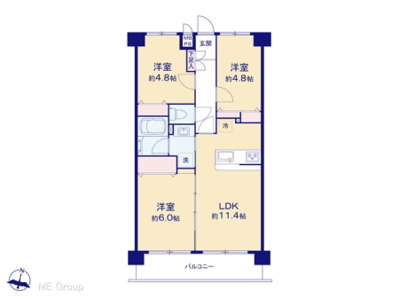 �Ԏ��}�i�̂P�}���V�����j�@�}�ʂƈقȂ�ꍇ�͌�����D��