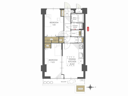 �Ԏ��}�i�̂P�}���V�����j�@�Ԏ��